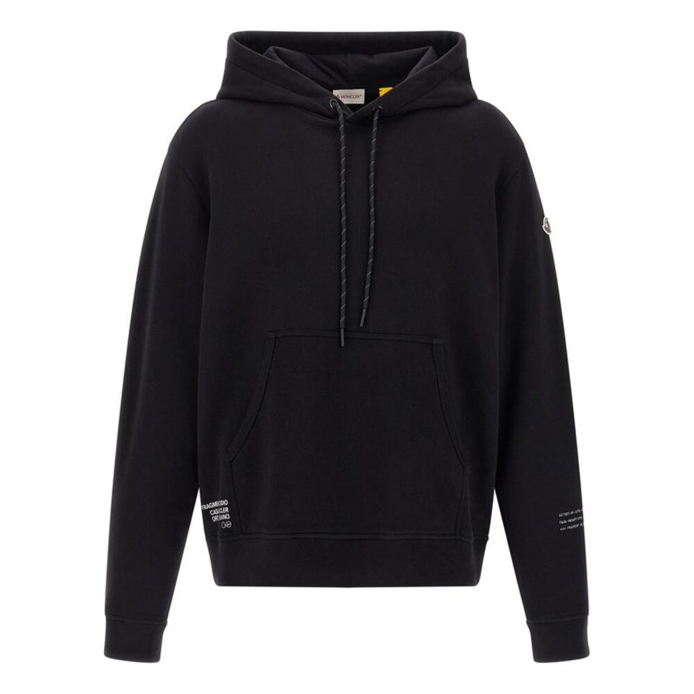 MONCLER GENIUS Black Cotton Men's Sweatshirt